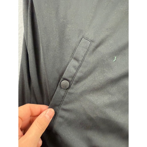 Jordan‎ Hoodie Men's 2XL Black Full Zip Vintage Nike Jumpman Lined Warmup Jacket - Picture 12 of 16